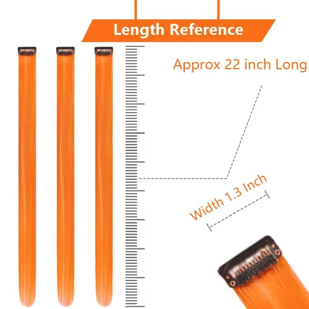 Hair Extensions Clip in 10 Pieces 22 Inch Long